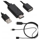 USB Female to HDMI Male HDTV Adapter