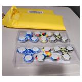 New $140 Lot of 10 Fidget Spinners 3 Pack