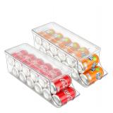 (17.1") 2 Pack Soda Can Organizer Dispenser