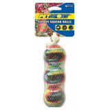 Petsport Tie Dye Squeak Ball 3pk - 1.8"