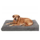 NEW $68 Bedfolks Plush Dog Crate Bed