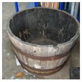 Half barrel for gardening