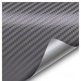 NEW $50 (10ft x 5ft) VViViD Dark Grey Carbon Fiber