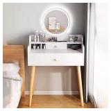 $150 Vanity Desk, White