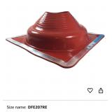 $186 Red Silicone Metal Roof Pipe Flashing Boot