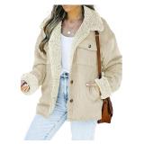 NEW $62(S) Dokotoo Corduroy Sherpa Jacket