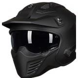 NEW $156 (2XL) Open Face Motorcycle Helmet