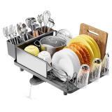 $56 SEALED  Dish Rack,Grey