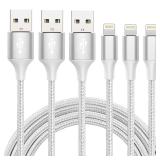 NEW 3PK iPhone Chargers 6FT Lightning Cables