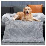 NEW $64 Dog Couch Bed, Light Grey L