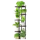 $50 Bamworld Tall Plant Stand Indoor 6 Tier