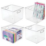 NEW $101 Plastic Storage Organizer 4Pack