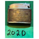 Antique Elks Club Lighter