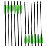 NEW $43 Crossbow Bolts Aluminum Arrows 12PK