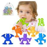 NEW 18Pk Suction Cup Bath Toys Silicone