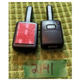 2 replacement car remote antennas