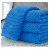 NEW $121 Bath Towels Set of 4, Large 30" x 56"