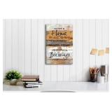 NEW Wall Art Rustic Wood Panel