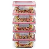 NEW $60 Pyrex Glass Food Storage Containers, 5pk