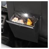 NEW Car Trash Can w/LED Light & 30 Bags