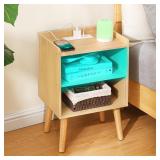 $130 LED Charging Station Nightstand