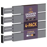 SEALED $40 Drawer Divider Organizers 16" to 22"