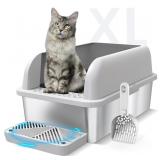 $130 Stainless Steel Cat Litter Box