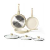 NEW $100 Frying Pan Set with Lids