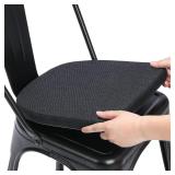 NEW $60 2pk Magnetic Natural Linen Chair Cushion