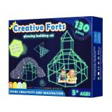 NEW $89 130Pcs Fort Building Kit for Kids