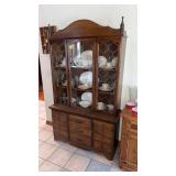 CHINA CABINET & CONTENTS