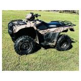 2013 4x4 HONDA  FOREMAN ES CAMO  469 MILES!