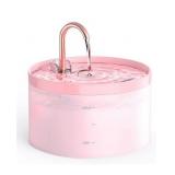 Cat Water Fountain Pink for Drinking