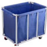 $130 (FACTORY SEALED) Laundry Cart with Wheels  40