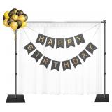 Emart Backdrop Stand  6.5x10 ft Adjustable Backgro