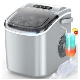 FREE VILLAGE Ice Maker Countertop  9 Ice Cubes Rea