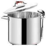 HOMICHEF Commercial Grade LARGE STOCK POT 20 Quart