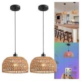 Battery Operated Pendant Light with Remote Battery