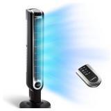 Lasko Oscillating Tower Fan  3 Quiet Speeds  Timer