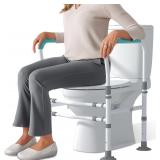 Toilet Safety Rails for Elderly  Sturdy and Adjust