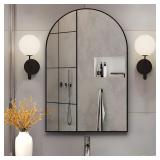 NEUWEABY Arched Wall Mirror for Bathroom  20"x30"