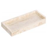 Navaris Travertine Decorative Tray - Durable Bathr