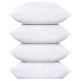 Utopia Bedding Throw Pillows (Set of 4  White)  14