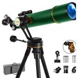 $209 Telescope 90 mm Aperture 700 mm - Vertisteel