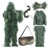 FUNPENY Ghillie Suits for Men  Outdoor Camo Huntin