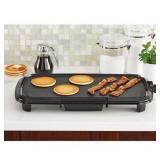 Mainstays Dishwasher-Safe 20" Black Griddle with A