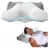 Ergonomic Memory Foam Pillow for Neck Pain Relief