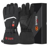 SAVIOR HEAT Heated Ski Gloves for Men Women  Elect