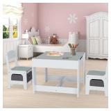 Kinfant Kids Table and Chair Set  Toddler Table an