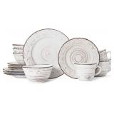 Pfaltzgraff Trellis White 16-Piece Dinnerware Set